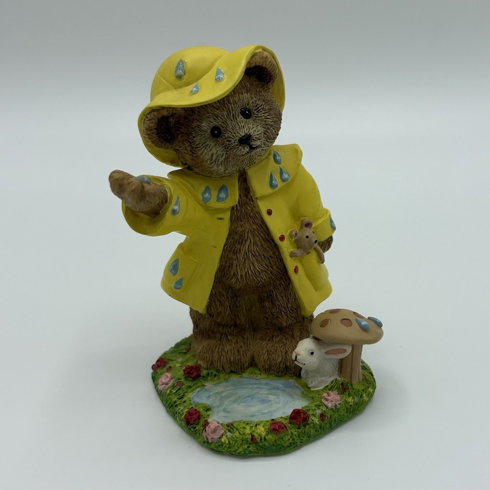 Danbury Mint Calendar Teddy Bear‎ Figure APRIL Limited Edition USED